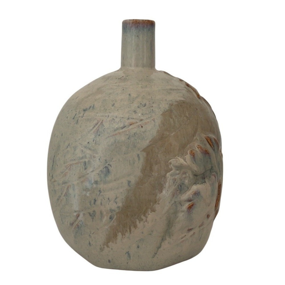 Signed Pinion studio pottery drip glaze contemporary vase - Picture 3 of 9